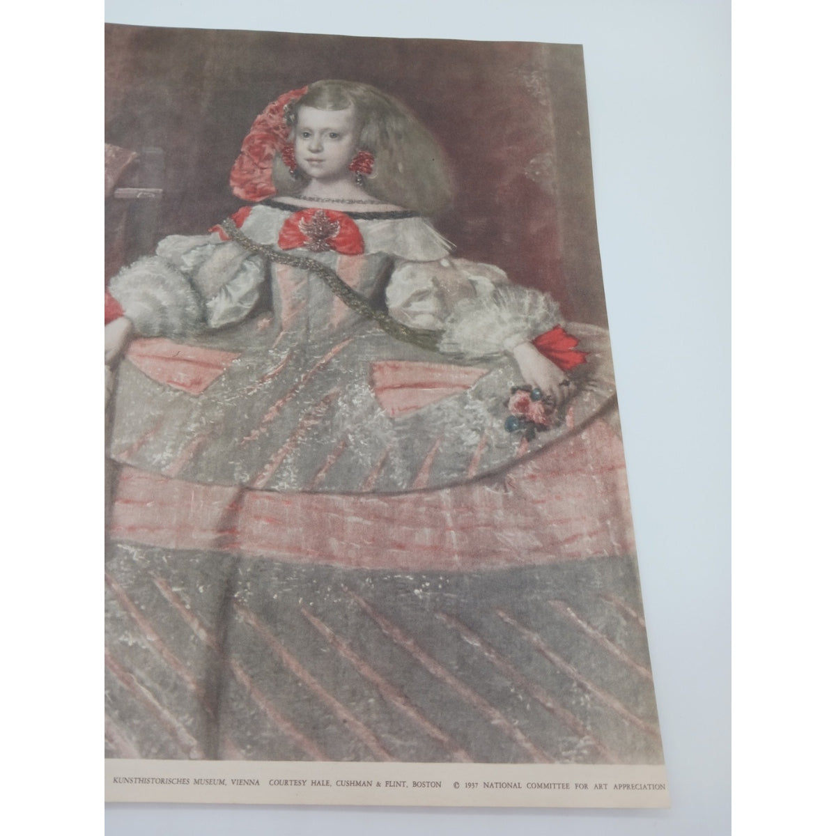 1937 Print The Infanta Teresa In Red Velasquez National Committee For Art