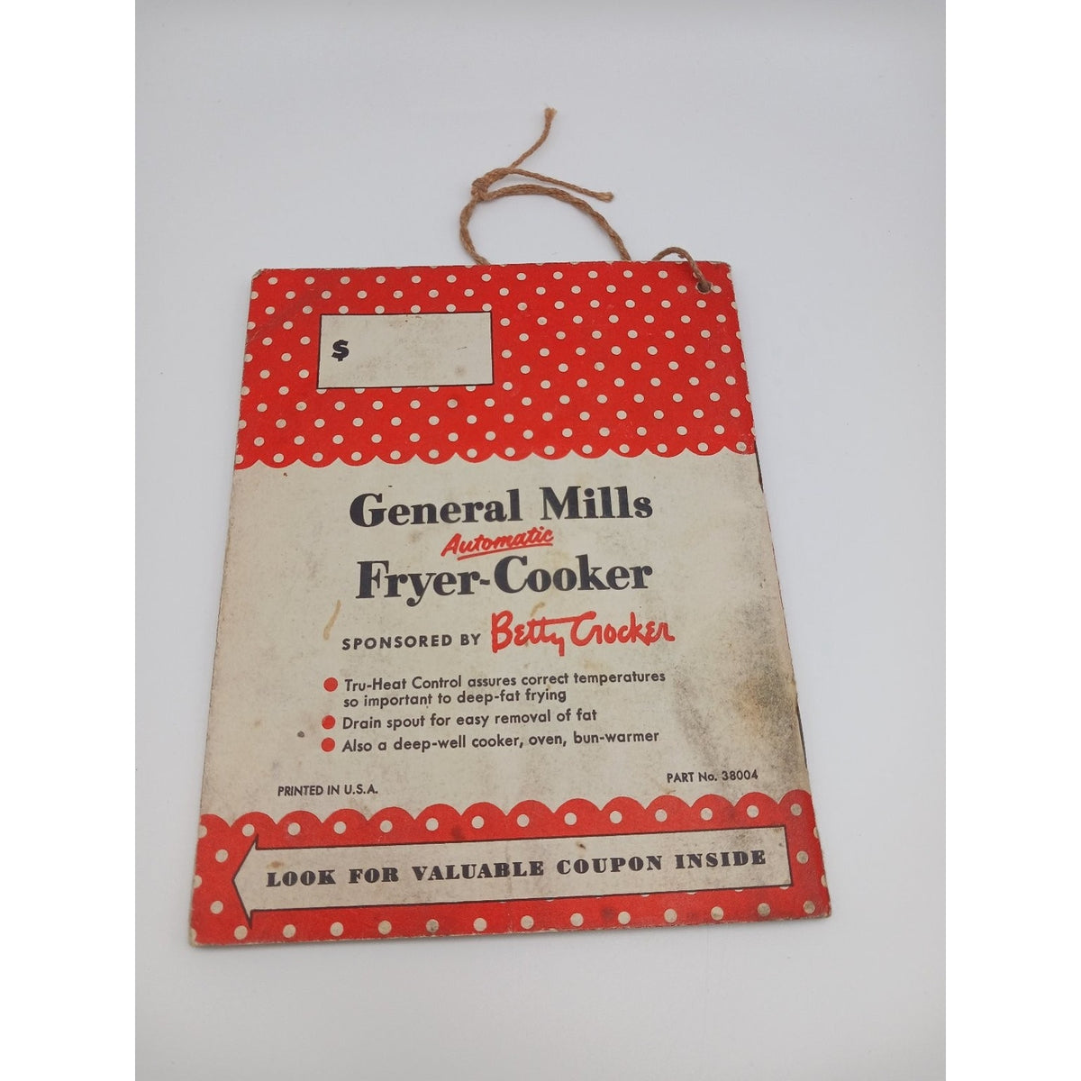 Vintage 1953 General Mills Automatic Fryer Cooker Recipe Booklet