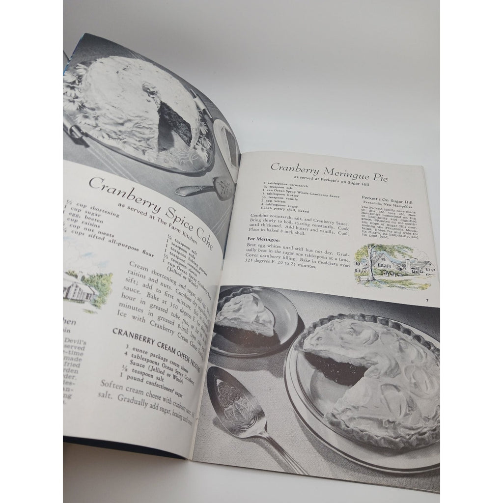 Vintage Ocean Spray 20 Famous Cranberry Dishes Recipe Booklet 1940s 1950s