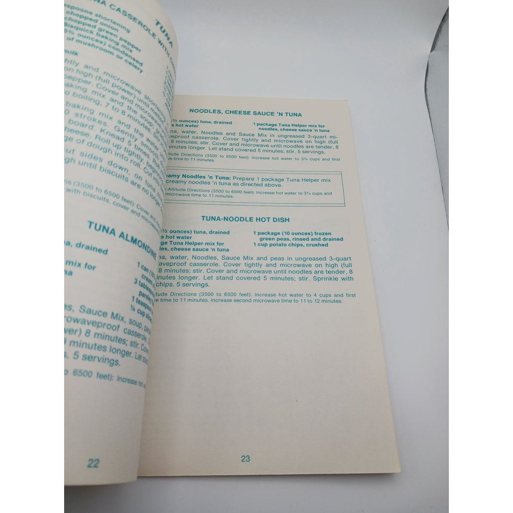 Vintage 1979 Betty Crocker Microwave Memo Booklet General Mills Recipes