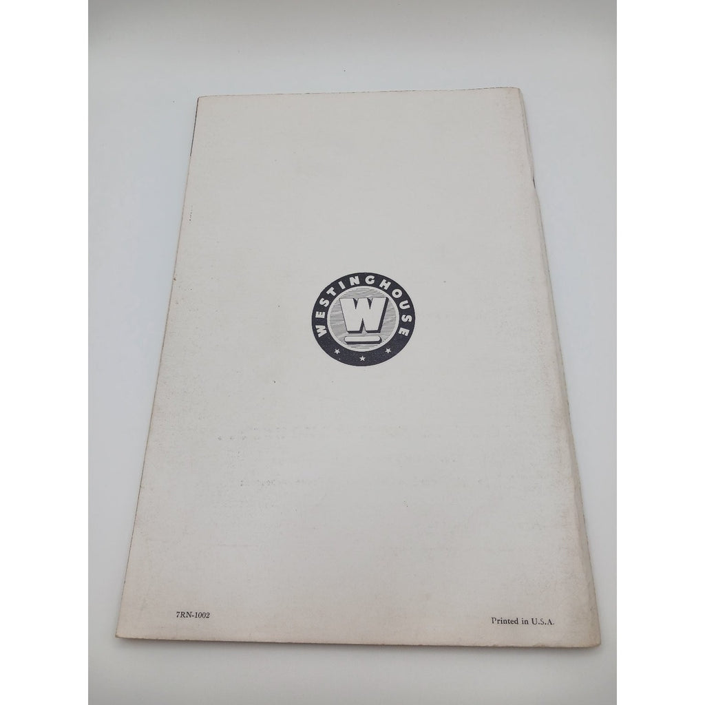 Vintage Westinghouse Electric Range Cookbook 1947 Recipes Manual