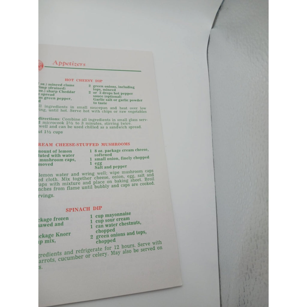 Vintage 1983 Northern Indiana Public Service Co Holiday Foods Recipe Booklet