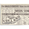 1931 Chicago Boston Store Toyland Print Ad Depression Era Christmas Ephemera