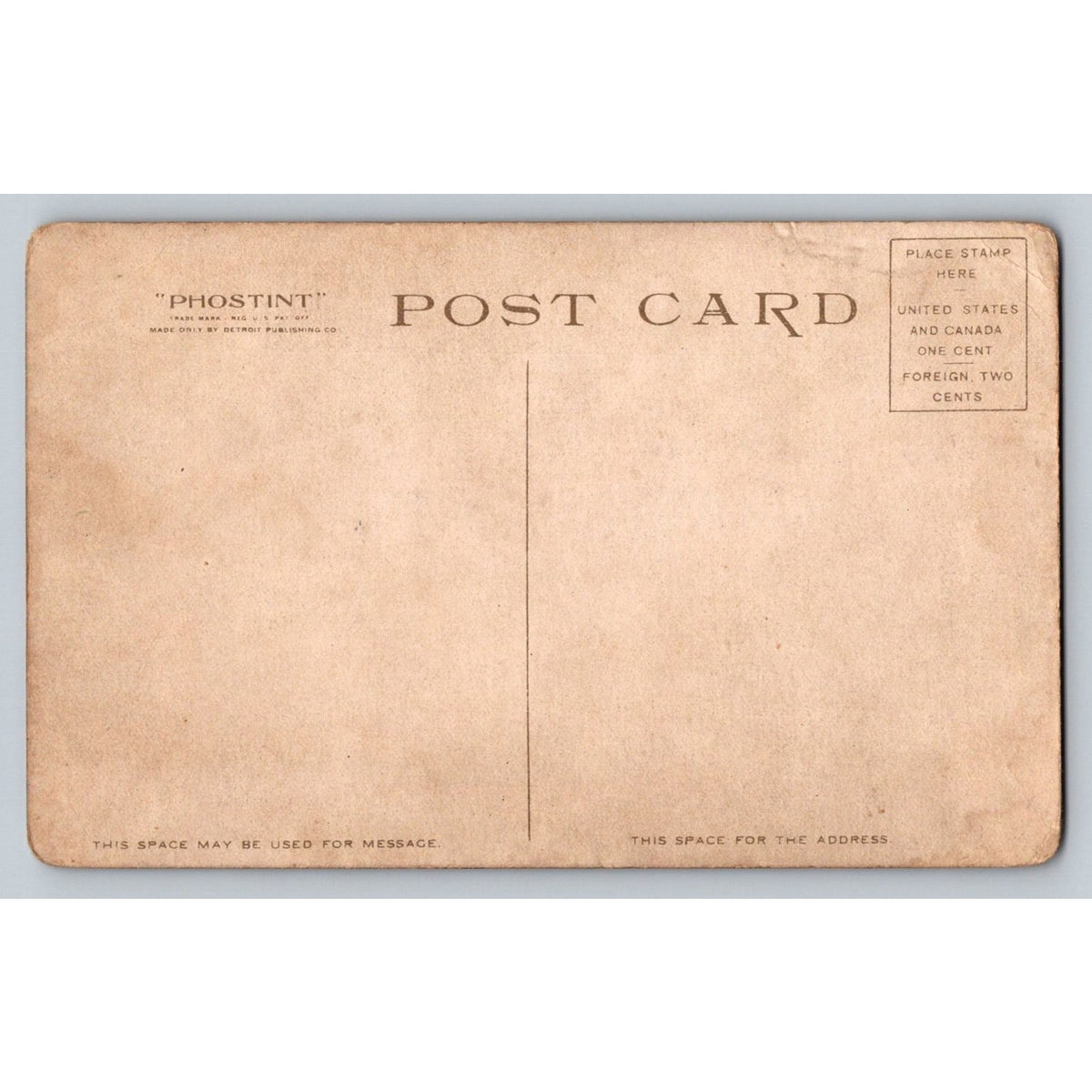 Bitter Root Mts Idaho Railroad Trestle Bridge Phostint Postcard Detroit Pub