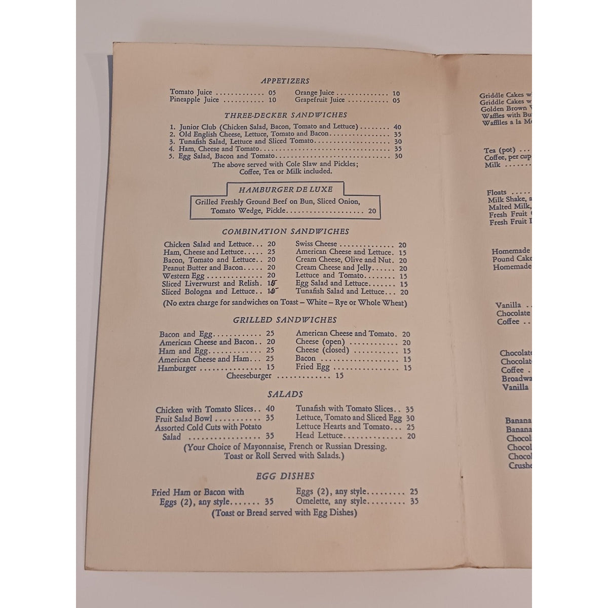 Vintage LIONS DEN Restaurant Menu c1940s City Aerial View Ephemera Chicago RARE