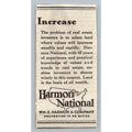 1931 Harmon National Real Estate Ad Clipping Wm. E. Harmon & Co. 33 Cities