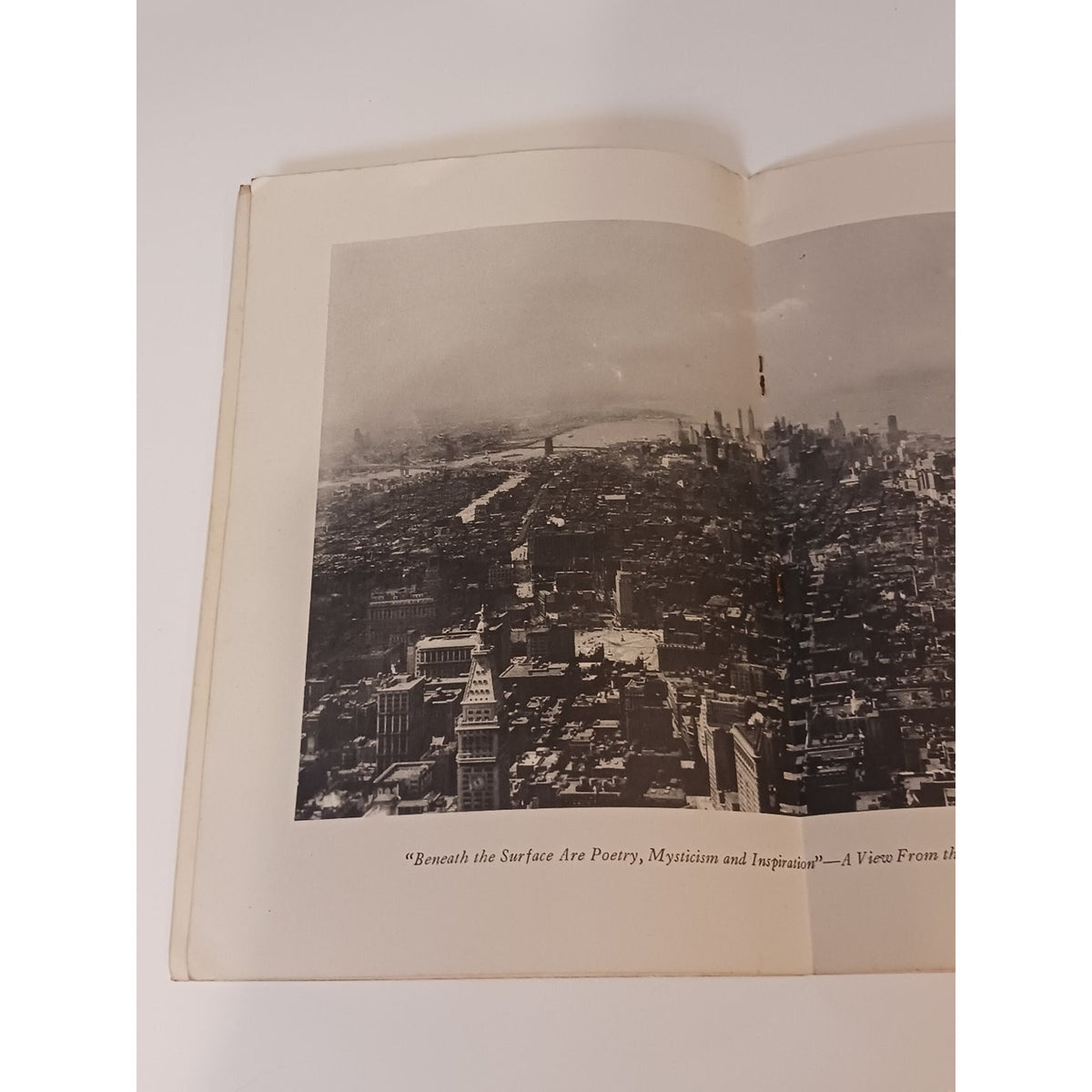 1932 Helen Keller Empire State Building NY Brochure Ephemera Times Wide Photo