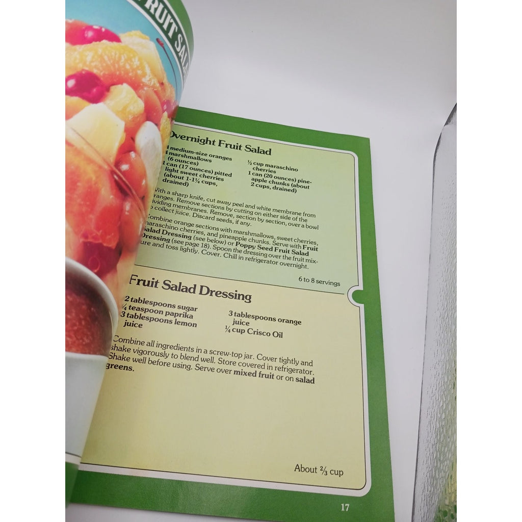 Crisco Oil Salad Lover's Cookbook Booklet Culinary Arts Institute Recipes