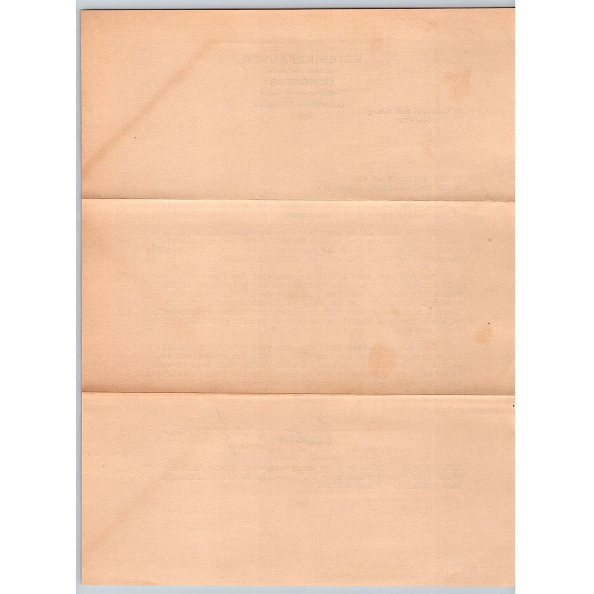 c1939 Estes Kefauver Chattanooga Congress Campaign Letter & Envelope Ephemera