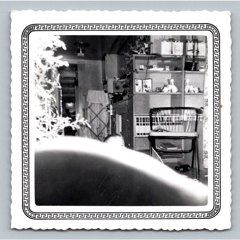 Interior House Scene 1950s Snapshot Photograph San Antonio Texas Decorative MCM