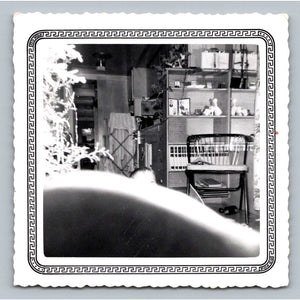 Interior House Scene 1950s Snapshot Photograph San Antonio Texas Decorative MCM