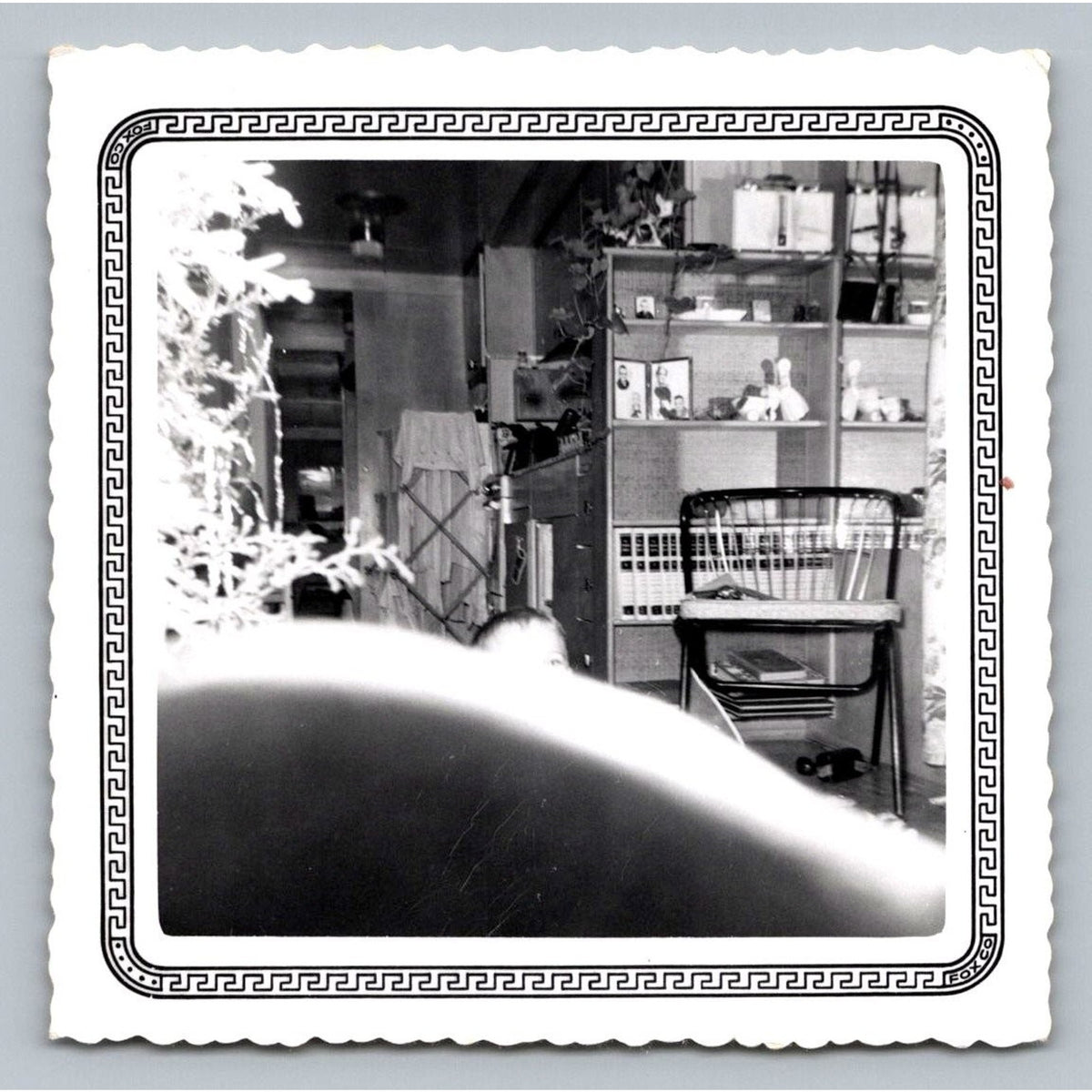 Interior House Scene 1950s Snapshot Photograph San Antonio Texas Decorative MCM