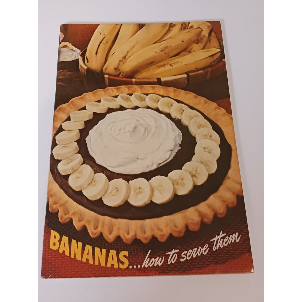 1940s 50s United Fruit Co Banana Recipe Booklet Vintage Ephemera