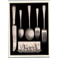1930s International Sterling Pine Tree Silverware Print Ad Price List Ephemera