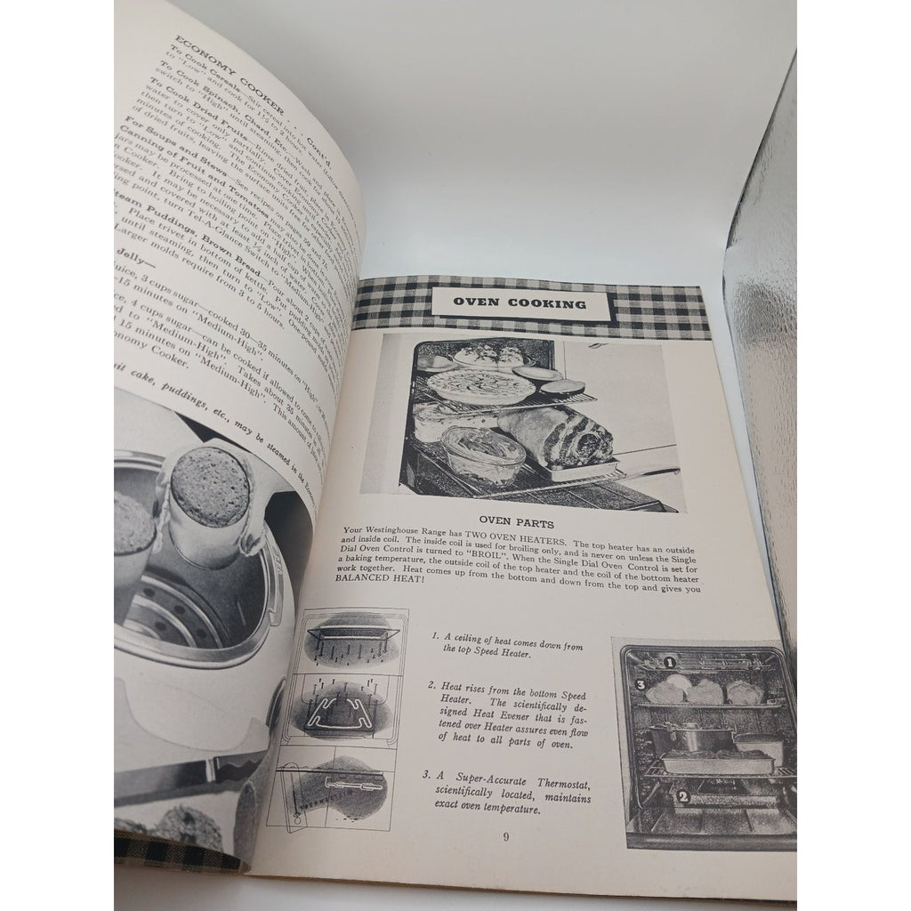 Vintage Westinghouse Electric Range Cookbook 1947 Recipes Manual