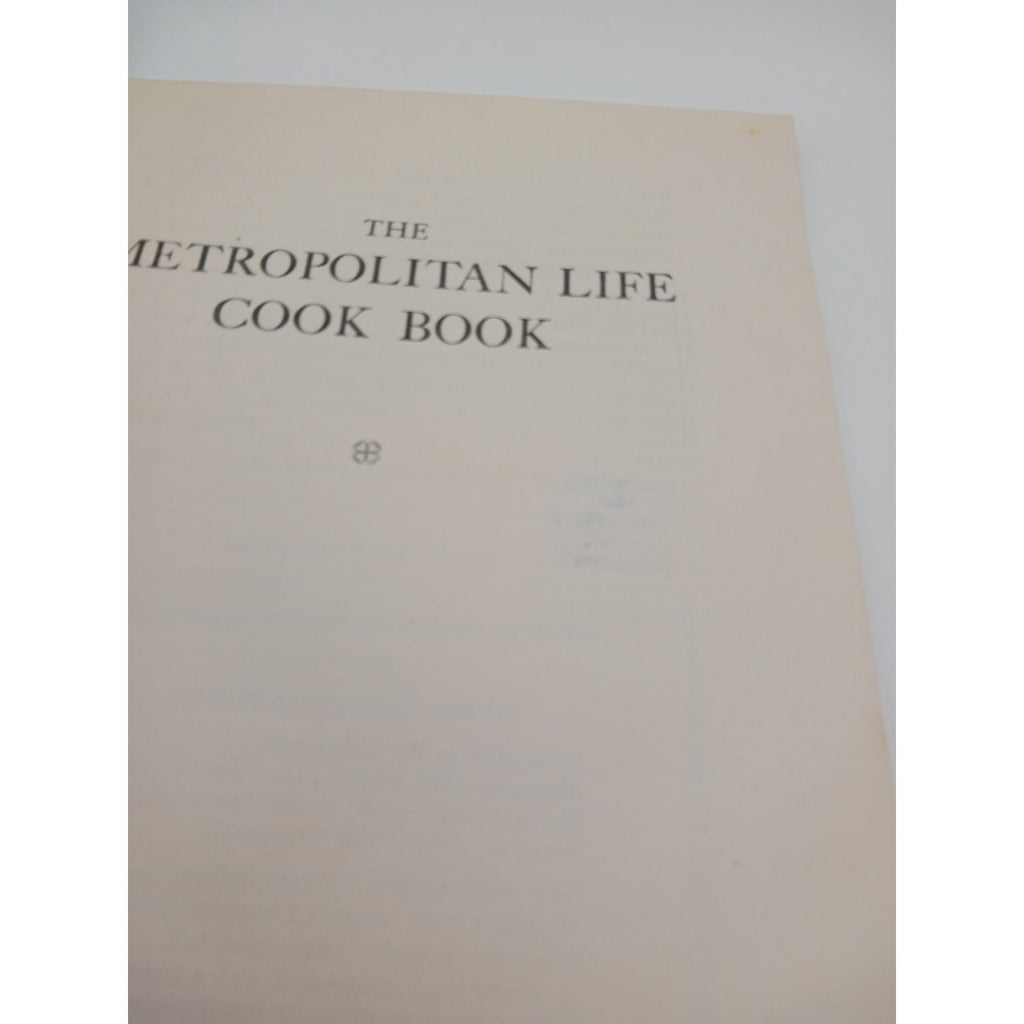 Vintage 1940s 1950s Metropolitan Life Cook Book Recipes Culinary Booklet