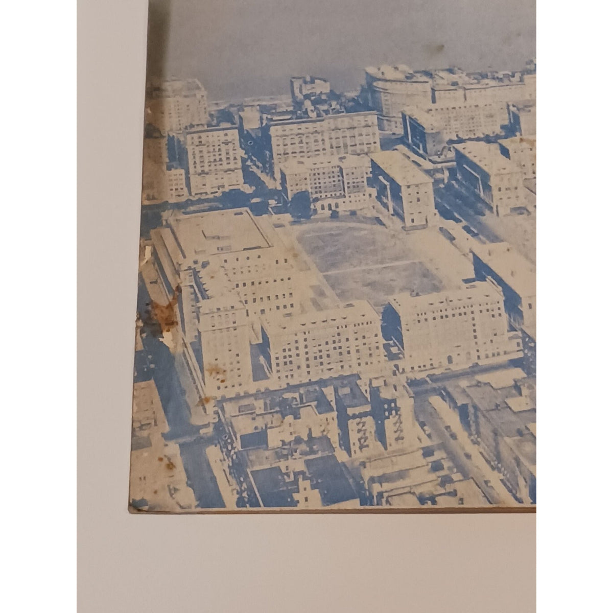 Vintage LIONS DEN Restaurant Menu c1940s City Aerial View Ephemera Chicago RARE
