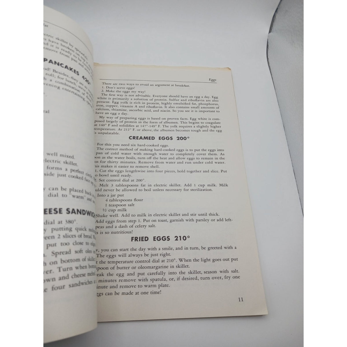 Lasko Square Meal Recipes Booklet Automatic Electric Skillet Vintage