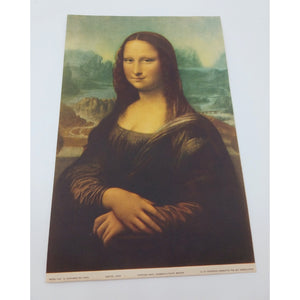 1937 Print Mona Lisa Leonardo Da Vinci National Committee For Art Appreciation