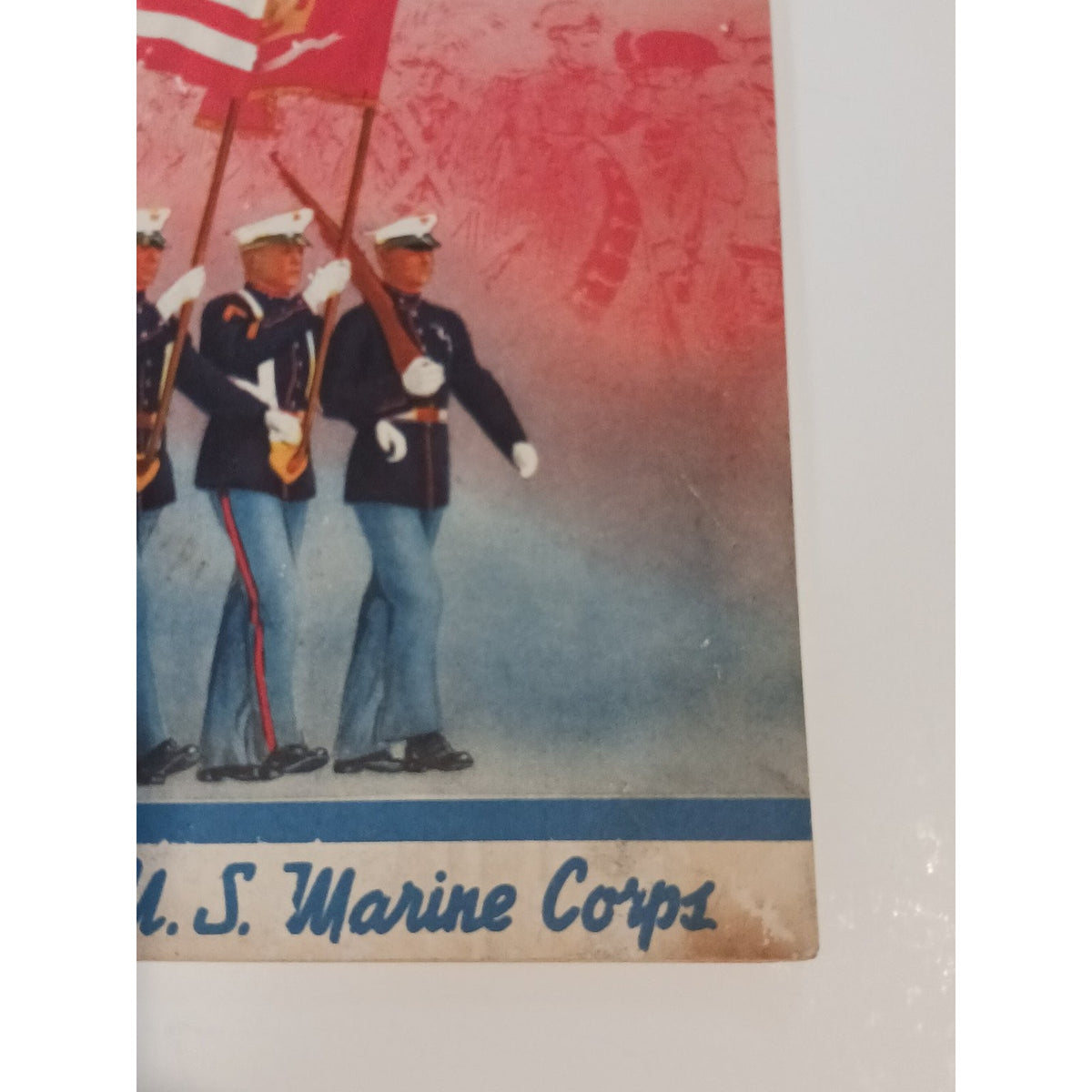 1940s US Marine Corps How To Respect & Display Our Flag Pamphlet Ephemera