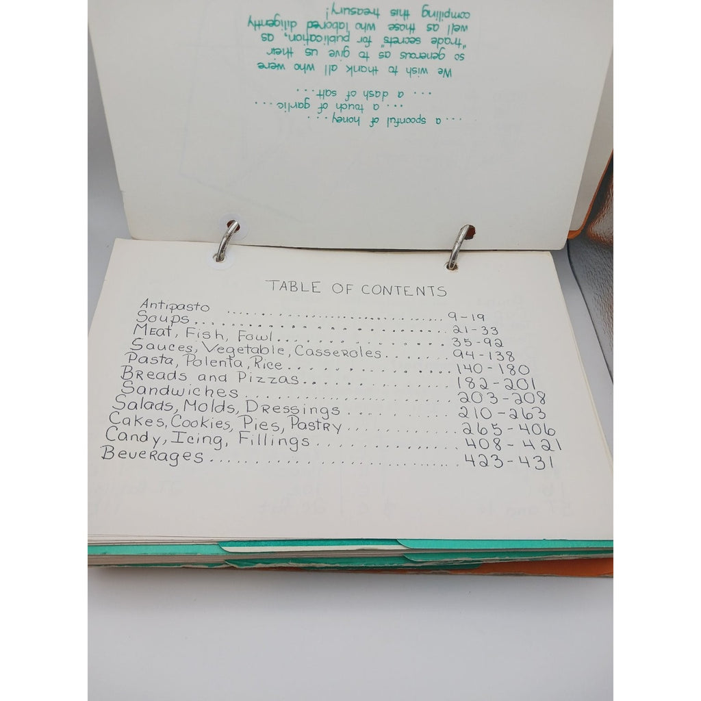 Buon Appetito Cook Book Mt Carmel School Guild 1960 Vtg Community Cookbook Ill
