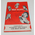 Vintage 1952 Meat Recipes You'll Talk About Booklet National Live Stock Board
