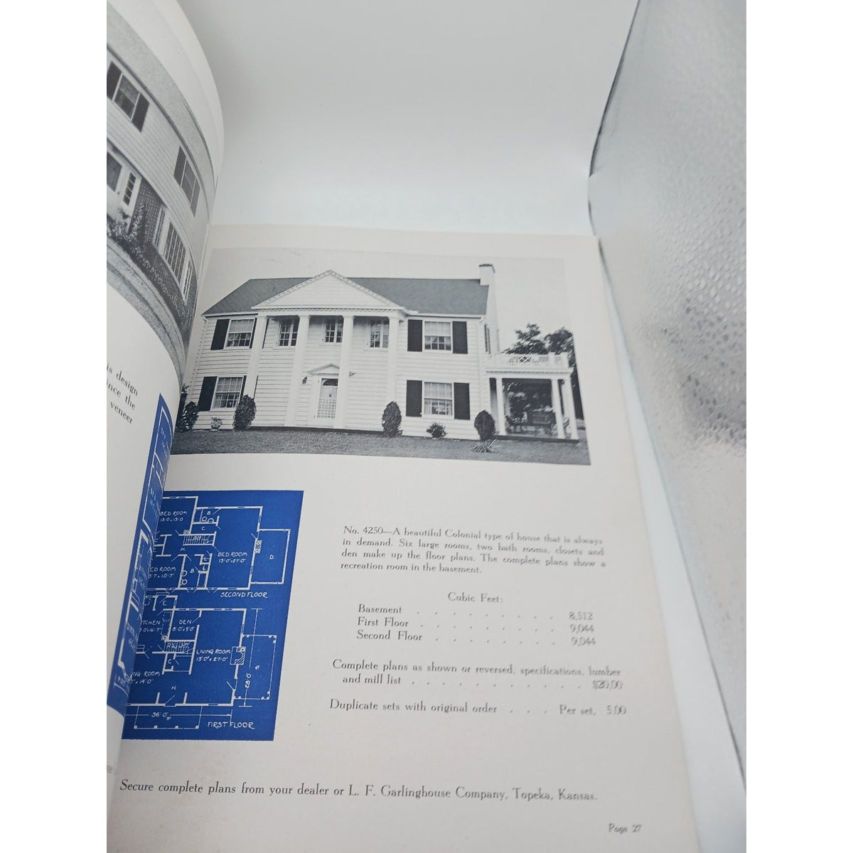 Vintage L F Garlinghouse Colonial Homes House Floor Plan Booklet MCM Mid Century
