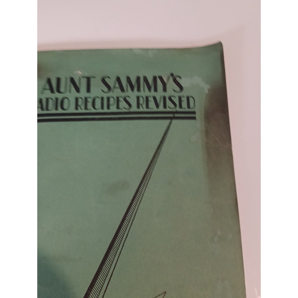 Aunt Sammy's Radio Recipes Revised 1931 USDA Cookbook Vintage Ephemera