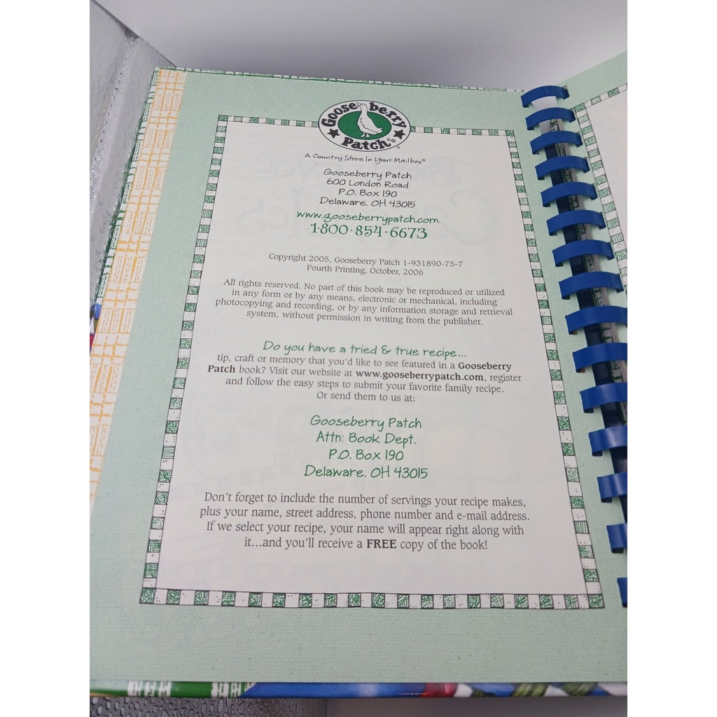 Best Ever Casseroles Cookbook Gooseberry Patch 2005 Spiral Bound Comfort Food