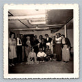 Costumed People Party 1950s Snapshot Photograph Vintage Americana Air Ducts
