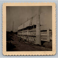 Dam Construction Site 1940s Snapshot Photograph Building Project Scaffolding