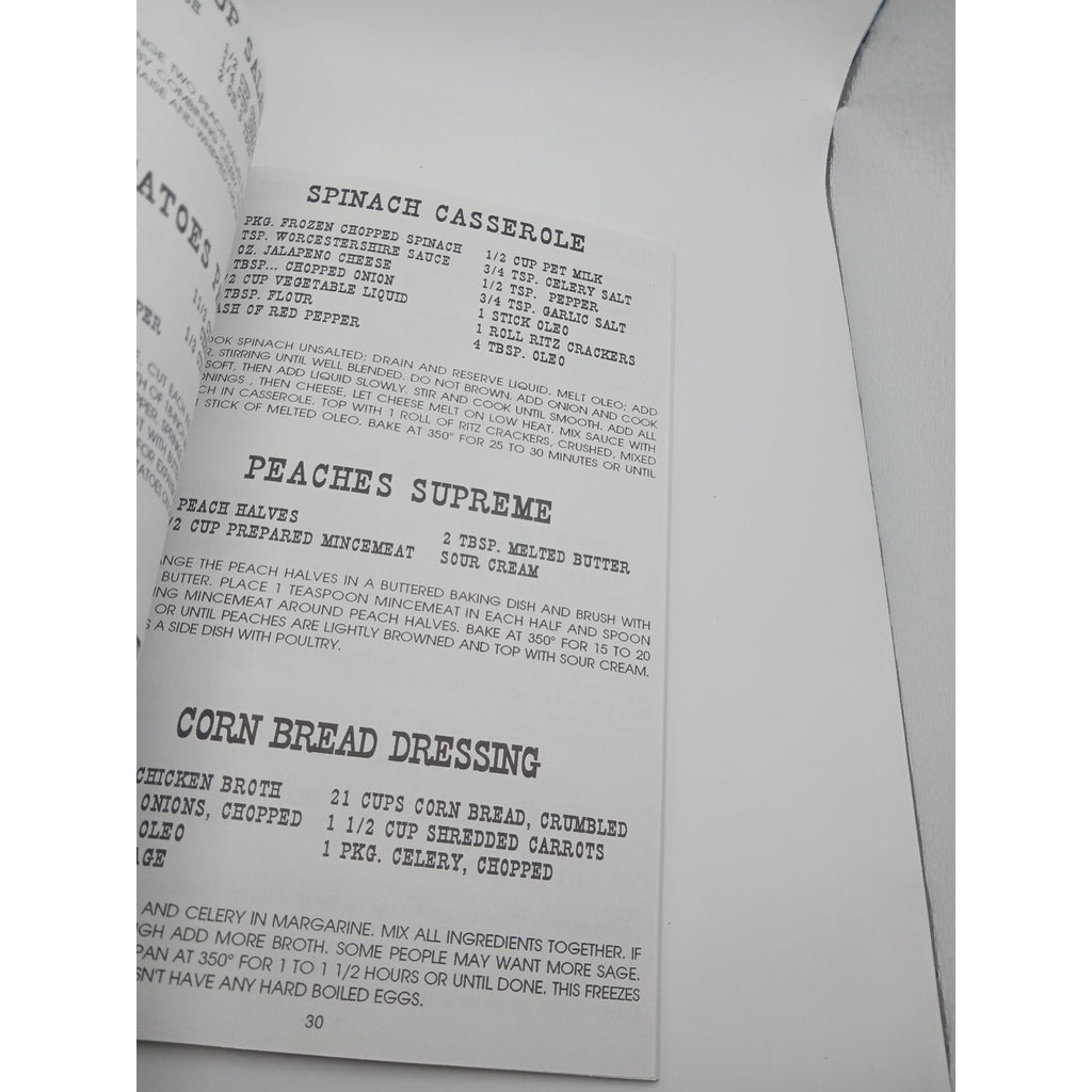 The Georgia Cookbook Pearlie B Scott 1994 1st Printing Southern Recipes