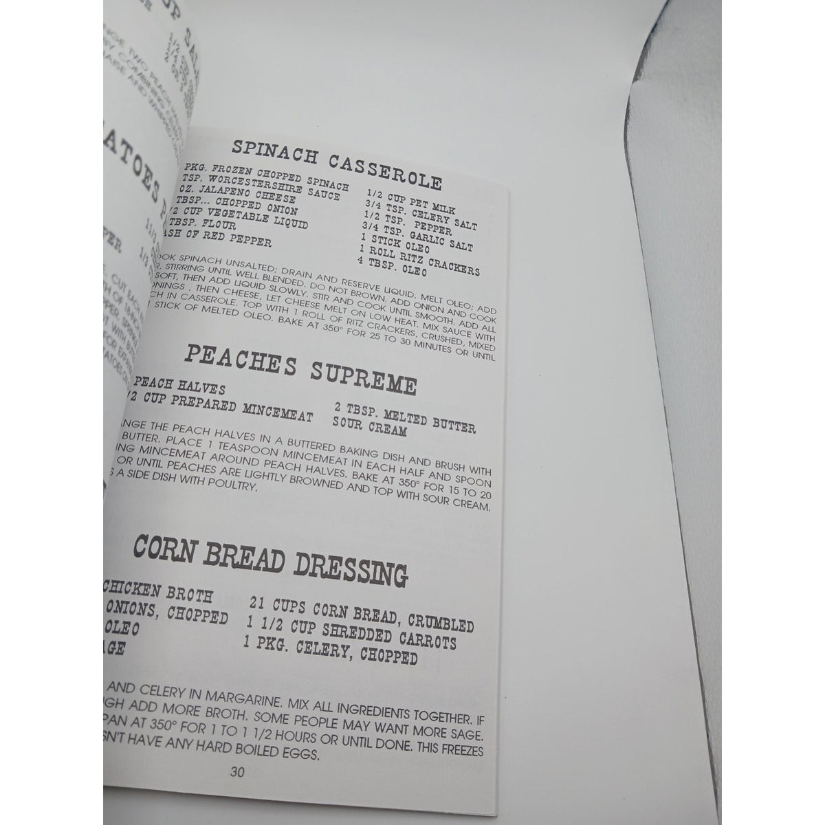 The Georgia Cookbook Pearlie B Scott 1994 1st Printing Southern Recipes