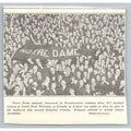 1930s Northwestern Football Victory Notre Dame Pennant Chicago Tribune Clipping