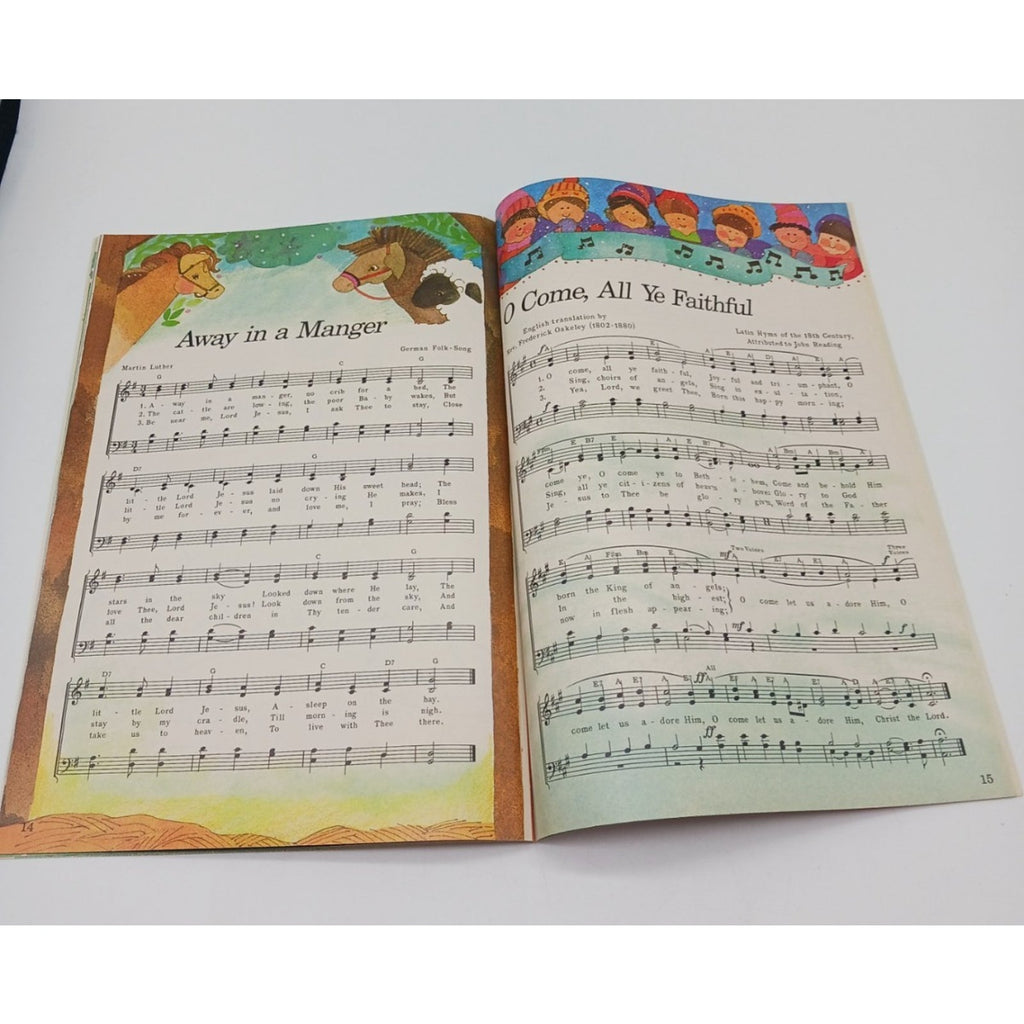 Unused 1985 Shoney's Special Christmas Songs Activities Booklet Book Children