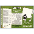 1939 VICTOR Mono-matic IRONER Brochure Vintage Electric Appliance Ad