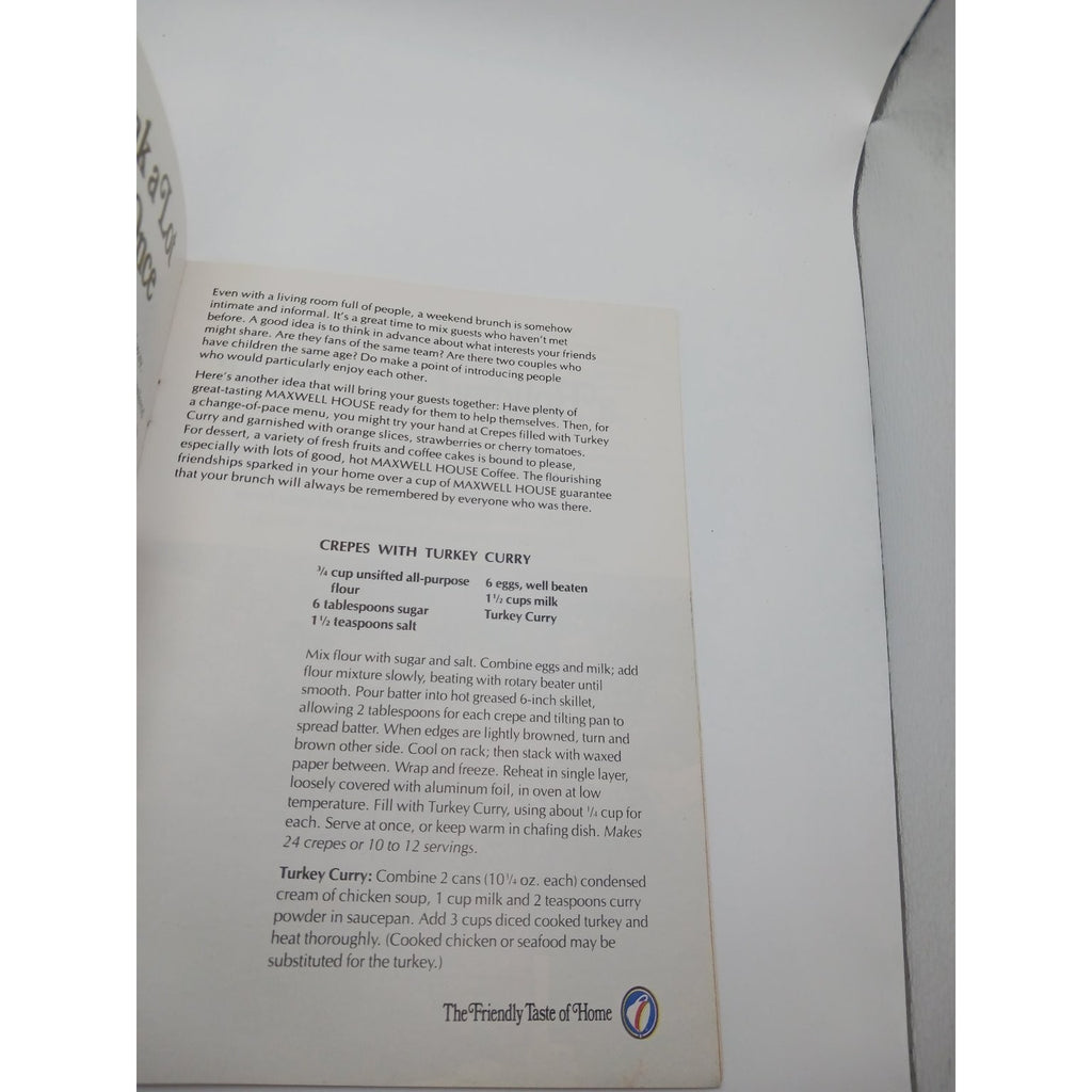 Maxwell House Recipe Booklets Lot of 3 1981 Coffee Themed Vintage