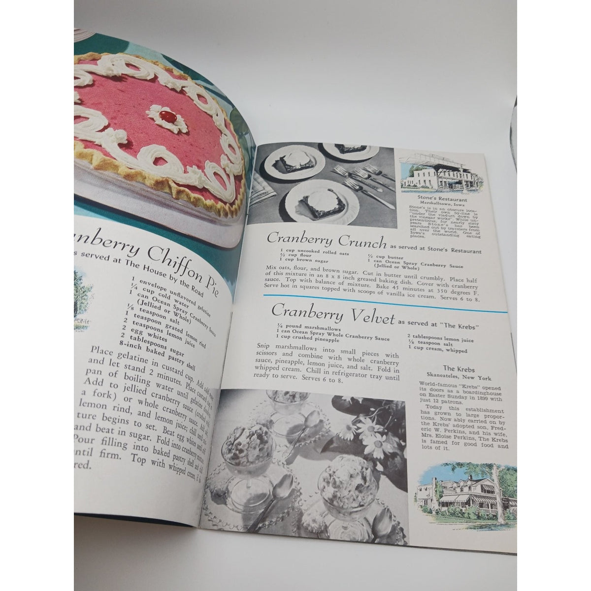 Vintage Ocean Spray 20 Famous Cranberry Dishes Recipe Booklet 1940s 1950s