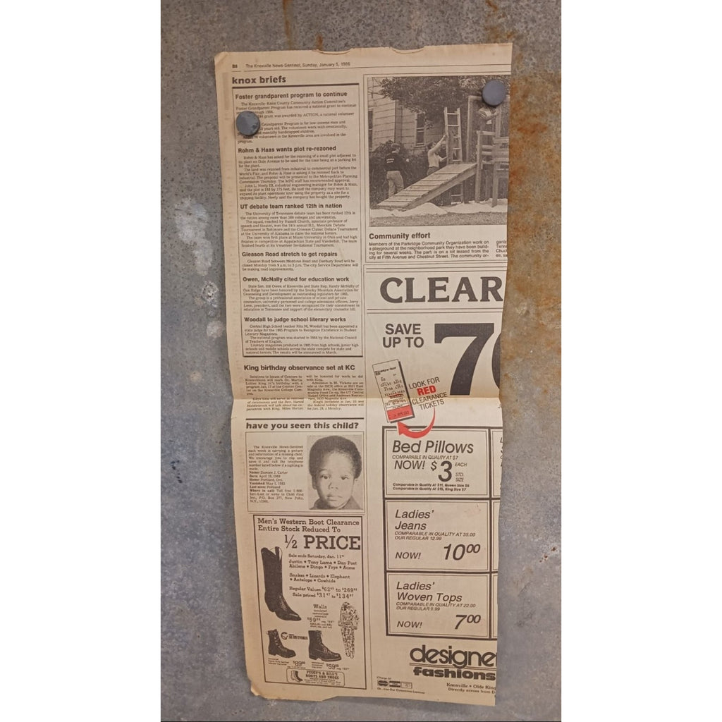 1986 Winn-Dixie Grocery Store Newspaper Ad Knoxville Tn Crisco White Lily Prices