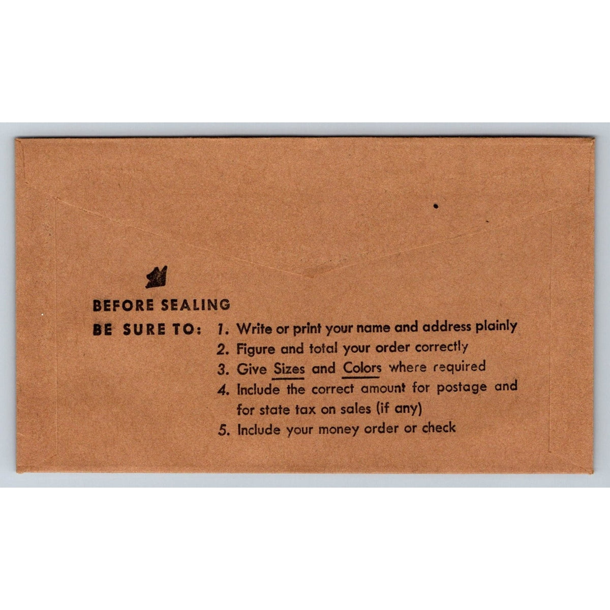 1940s Vintage Sears Roebuck Philadelphia Mail Order Blank & Credit App Ephemera