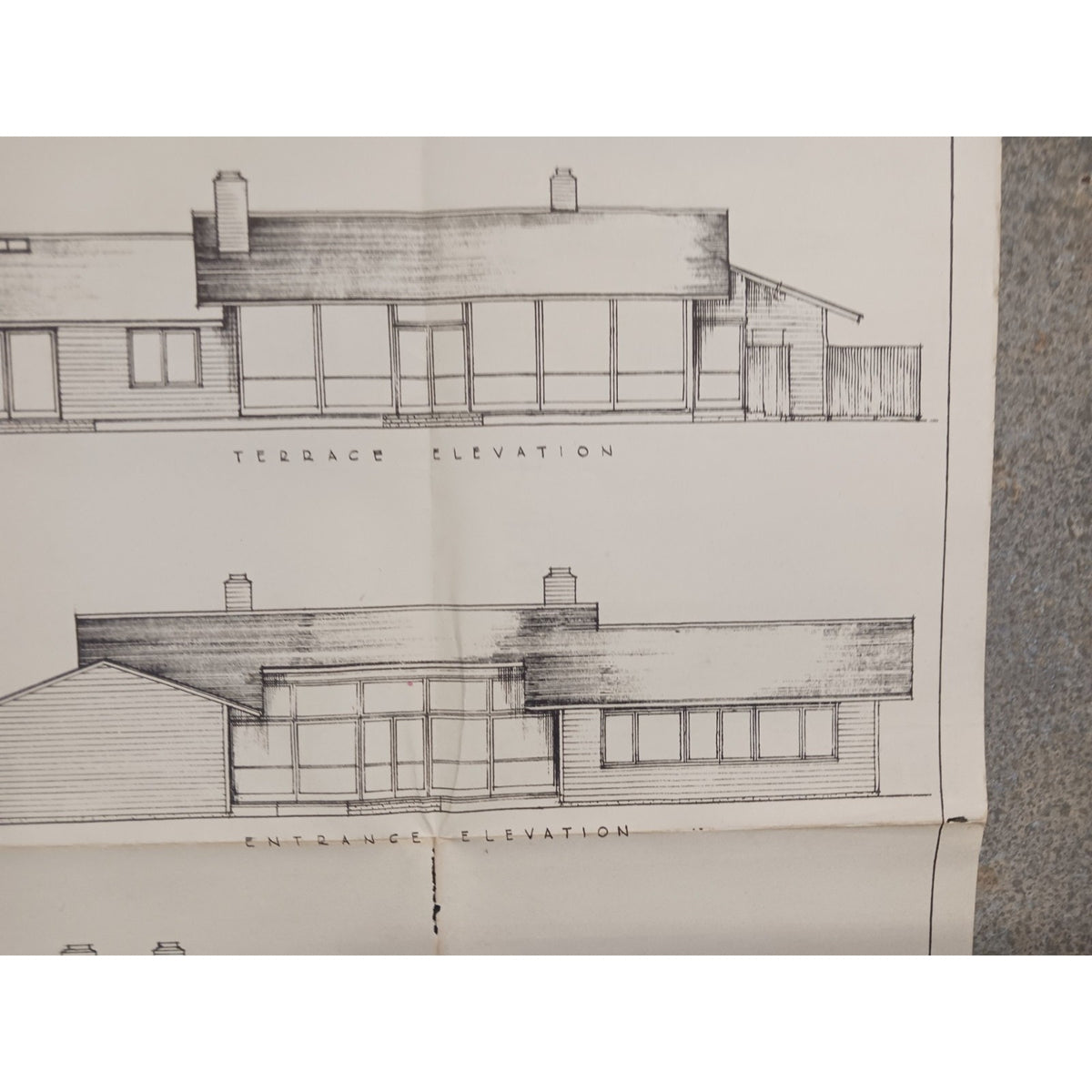 VTG 1950s Modern But Friendly Good Housekeeping Floor Plan MCM U Shape Ranch