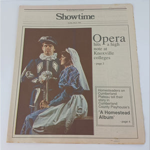 1988 Knoxville News Showtime Opera Merle Haggard The Judds Ricky Van Shelton Ad