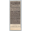 1930s The Green Pastures Chicago Illinois Theatre Newspaper Ad Ephemera