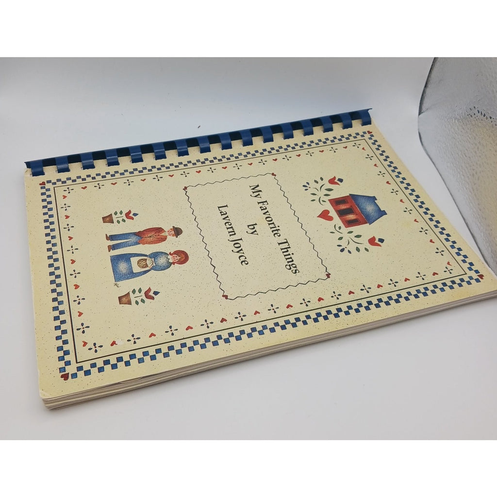 My Favorite Things Lavern Joyce 1992 Signed Spiral Bound Cookbook Recipes