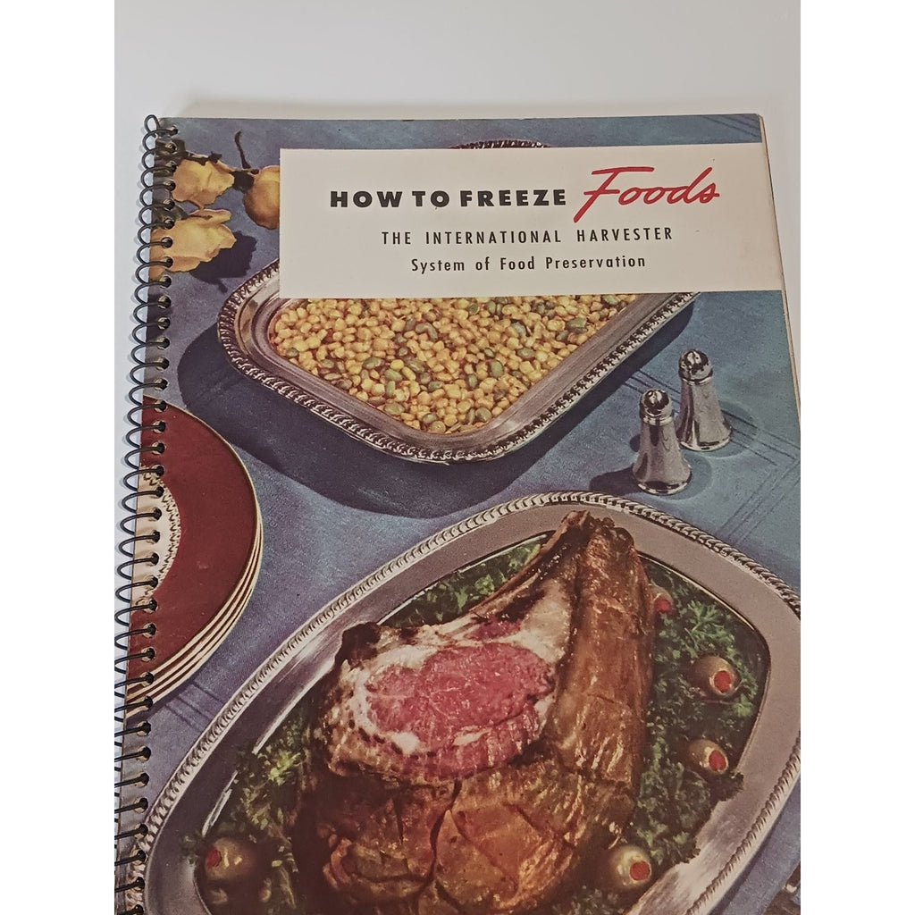 1947 International Harvester How to Freeze Foods Recipe Manual Cookbook Vintage