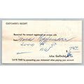 1948 Julius Garfinckel & Co DC Dept Store Customer Receipt Ephemera