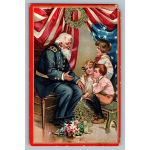 Tuck's Decoration Day Postcard Nobly They Died Civil War Vet Children Brundage