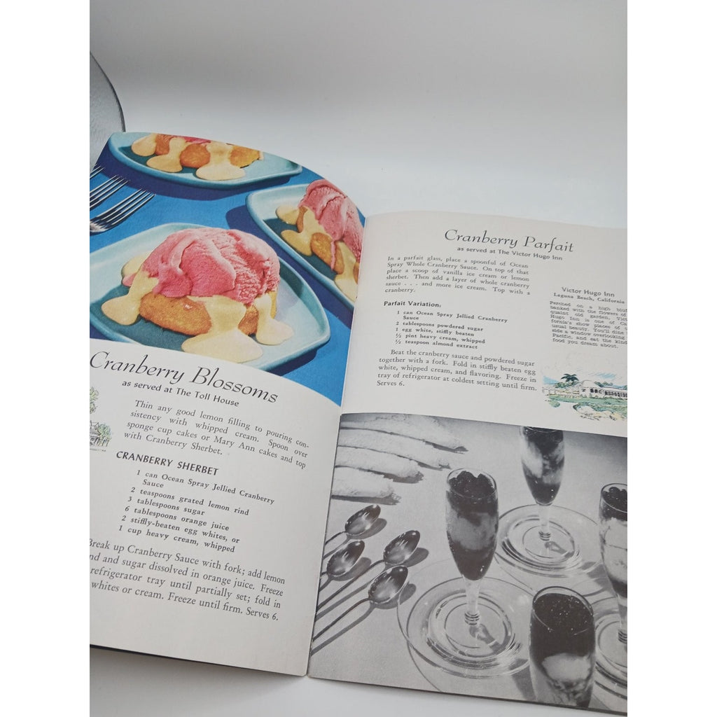 Vintage Ocean Spray 20 Famous Cranberry Dishes Recipe Booklet 1940s 1950s