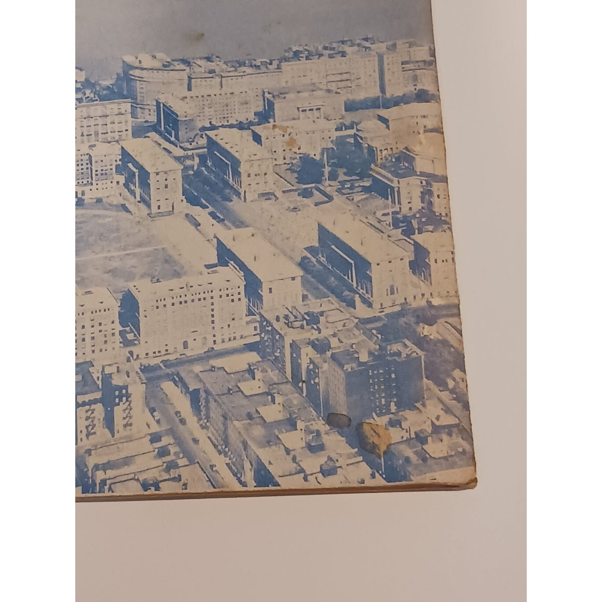 Vintage LIONS DEN Restaurant Menu c1940s City Aerial View Ephemera Chicago RARE