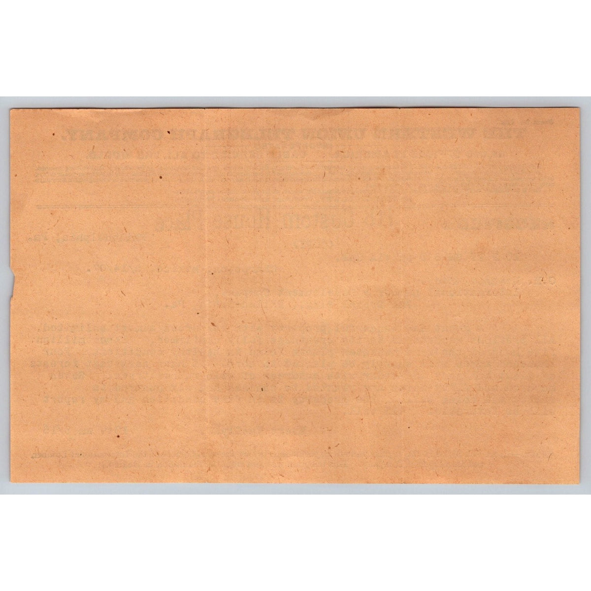 1907 Western Union Telegram Champoton Mexico International Lumber & Development